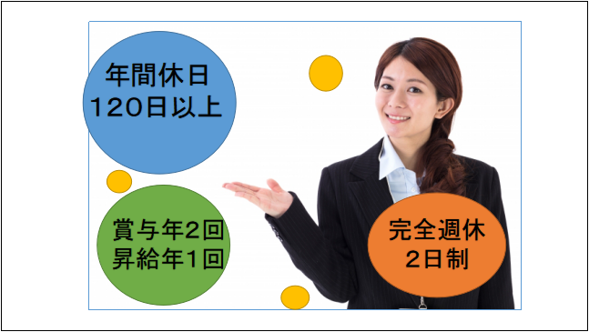 年間休日124日で残業少なめ*産休/育休実績あり*ITエンジニア イメージ