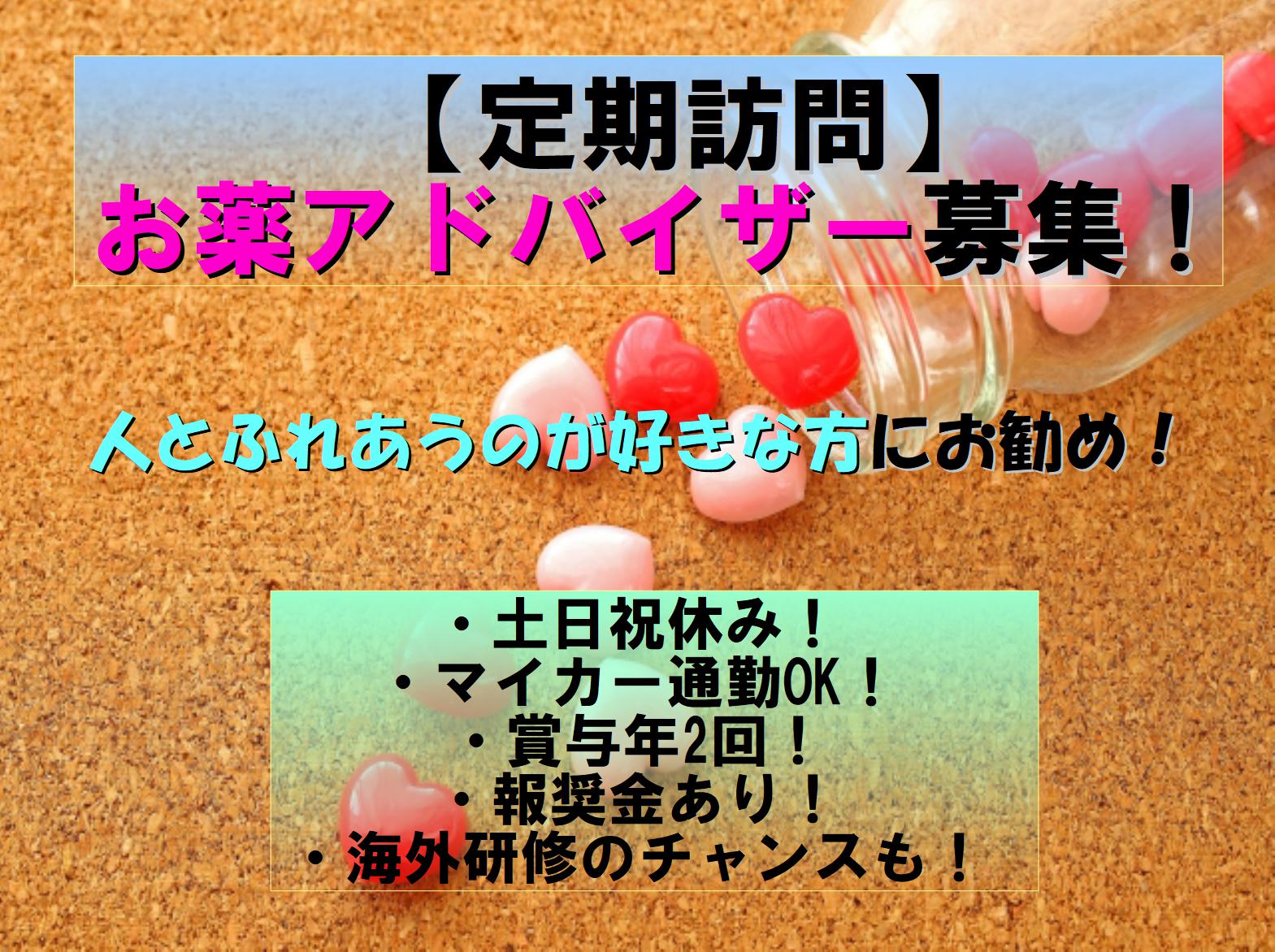 未経験OK!定期訪問でお客様の健康を見守るお薬アドバイザー募集!(津島市) イメージ