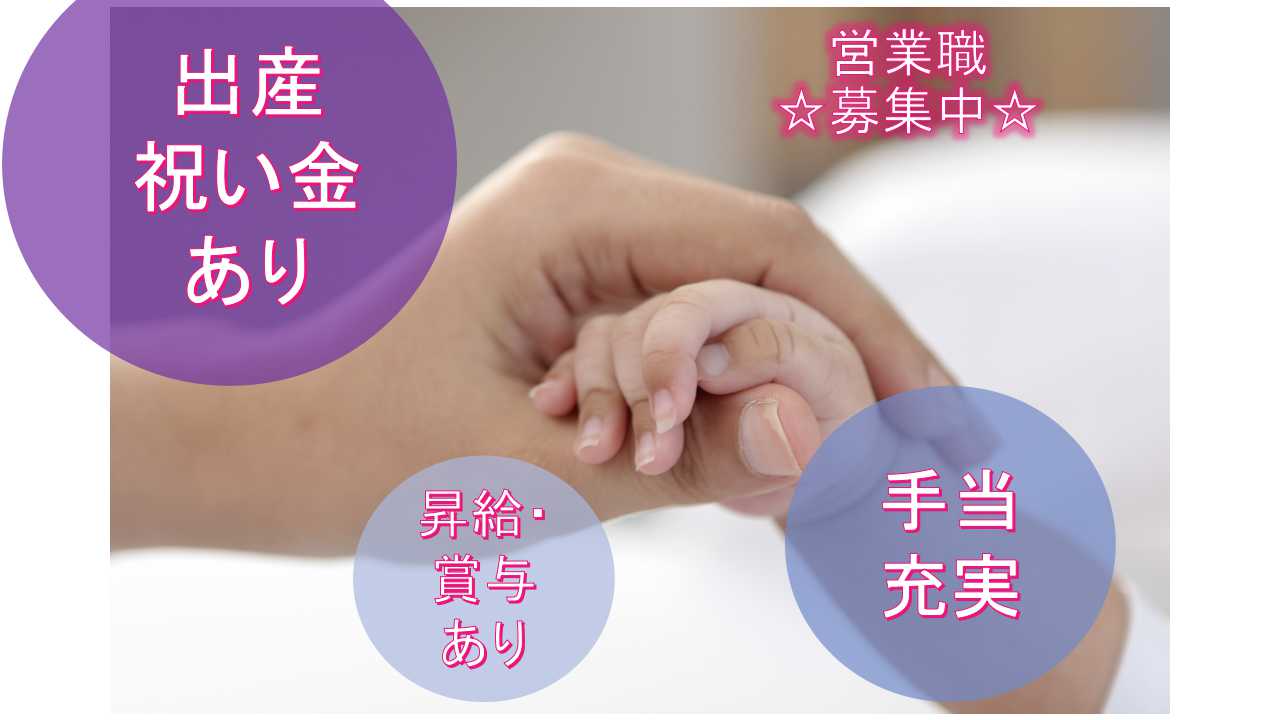 【愛知県額田郡幸田町】☆出産祝い金あり☆手当充実☆営業職☆正社員募集中☆ イメージ