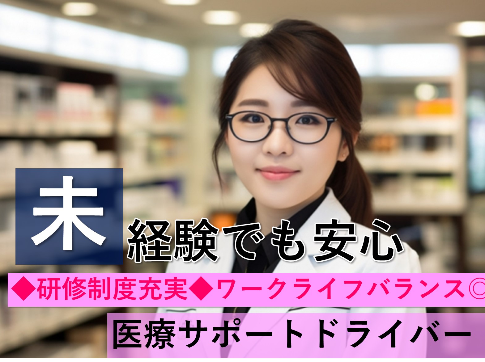 医療サポートドライバー【名古屋市南区】未経験も安心勤務◆ワークライフバランス確保 イメージ