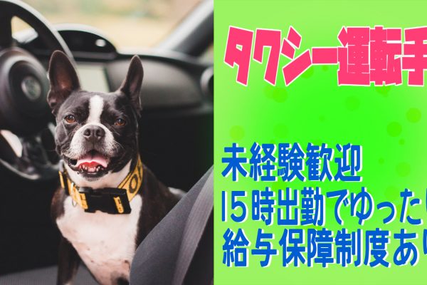 【兵庫県神戸市】休暇が取得しやすい！お客様とペットの送迎タクシー【駅近】 イメージ