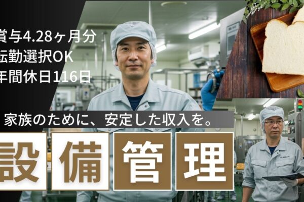 設備管理スタッフ／40代活躍中☆家庭もキャリアも大事にできる☆待遇充実！＜熊本県宇城市＞ イメージ