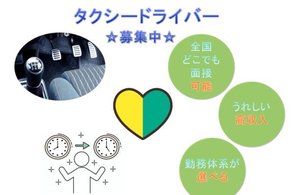 高収入！勤務体系が選べる！タクシードライバー ind【名古屋市瑞穂区】 イメージ