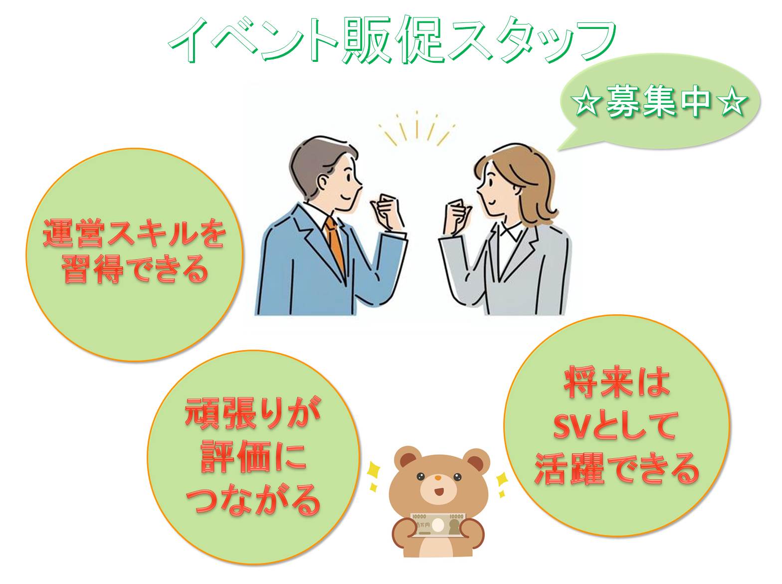 運営スキルが習得できる！頑張りが評価につながる！イベント販促スタッフ【名古屋市東区】 イメージ